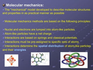 Molecular mechanics and dynamics | PPT