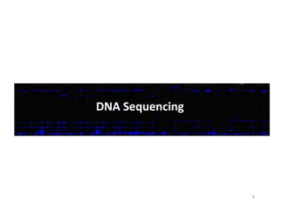 DNA	
  Sequencing	
  
8	
  
 