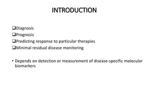 Molecular methods in oncology | PPTX