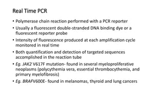 Molecular methods in oncology | PPTX