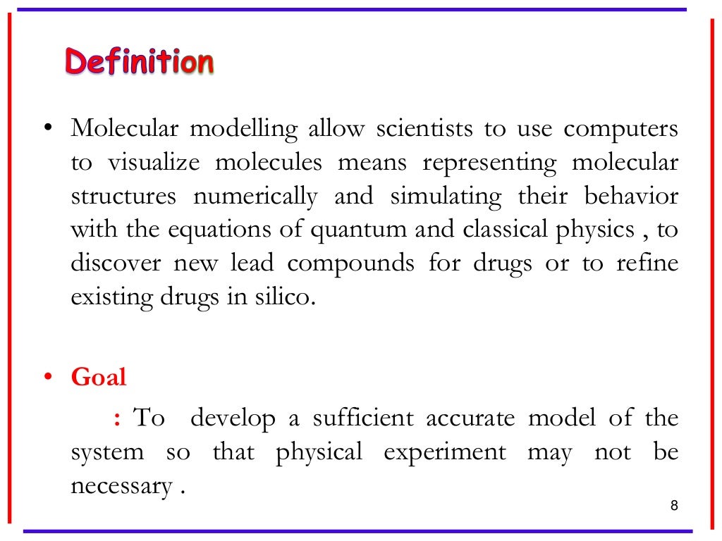 Molecular modelling