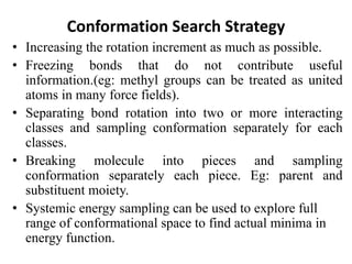 Molecular modelling | PPTX