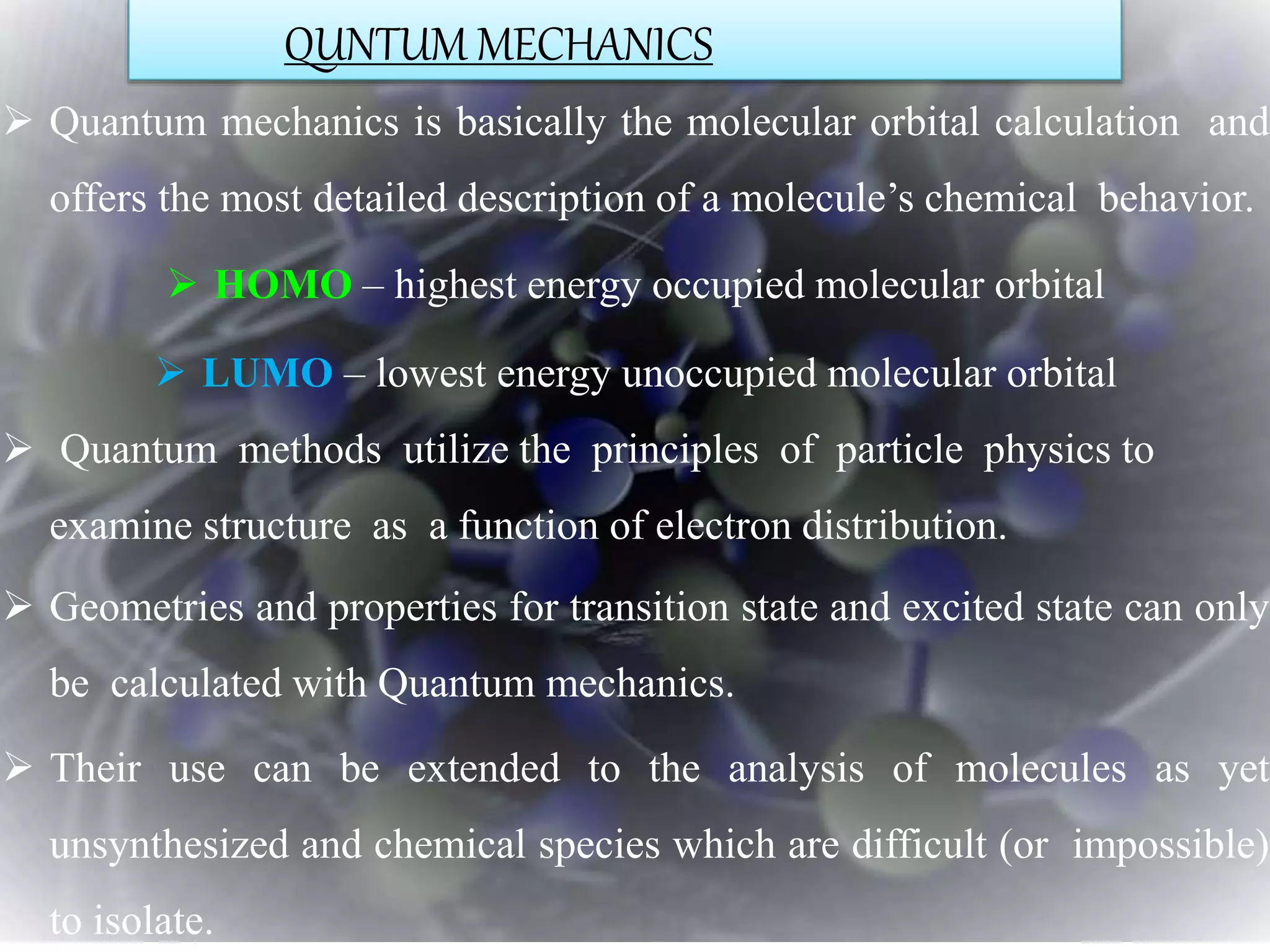 Molecular modelling and docking studies PPT