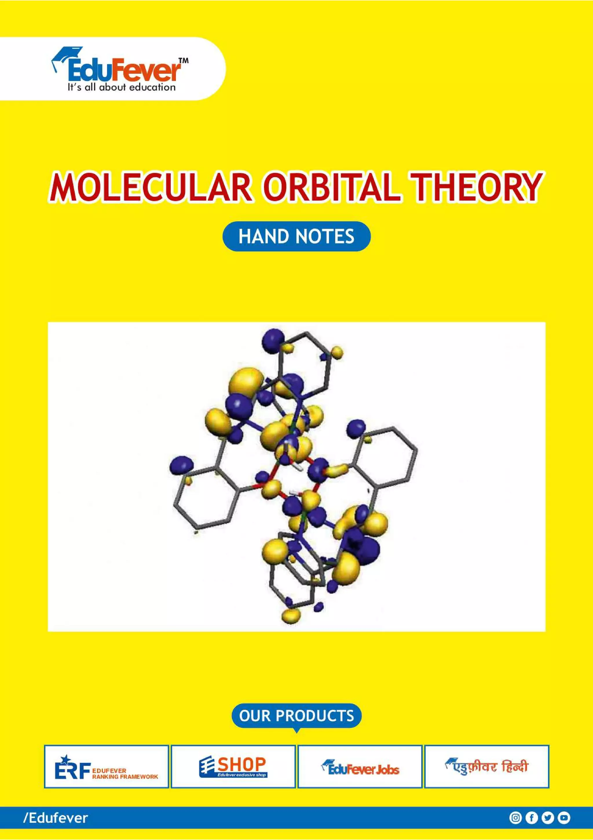 Molecular Orbital Theory - Chemistry Handwritten Notes | PDF