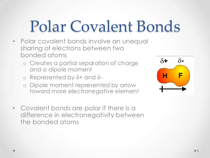 Molecular polarity