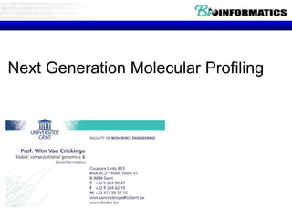 Next Generation Molecular Profiling
 