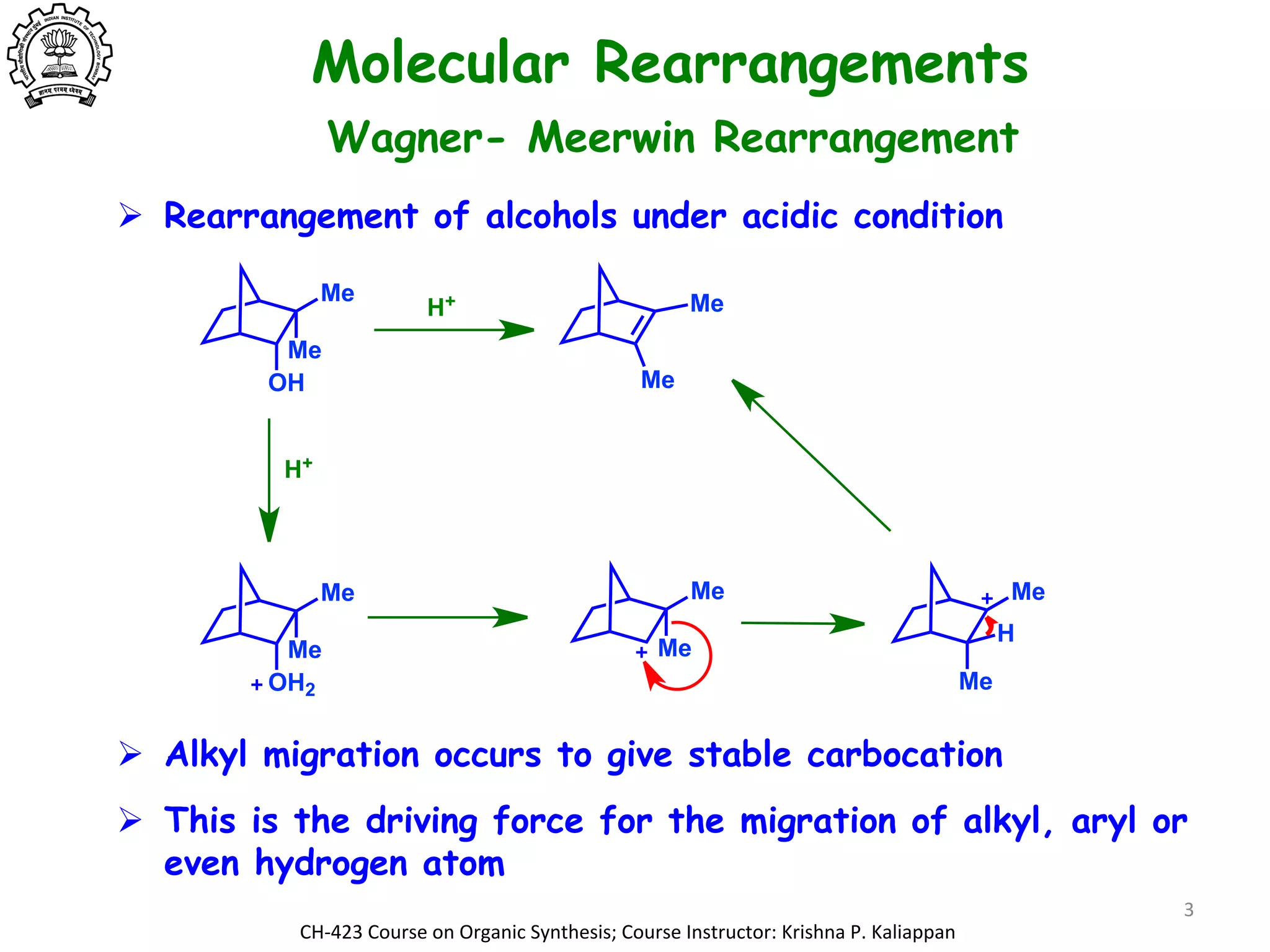 Myers Rearrangement Molecular rearrangement | PDF