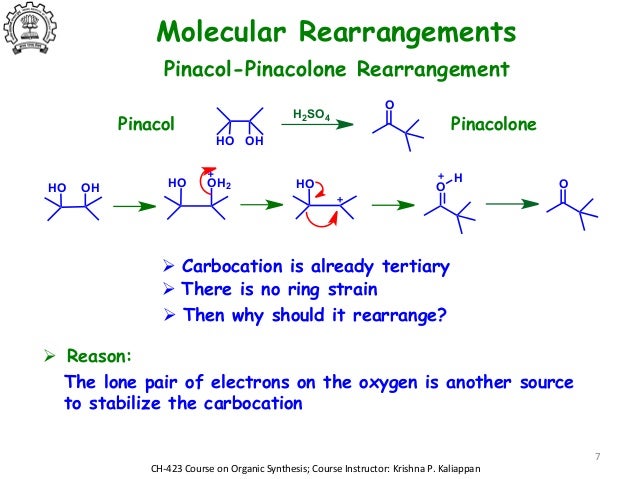 Molecular rearrangement
