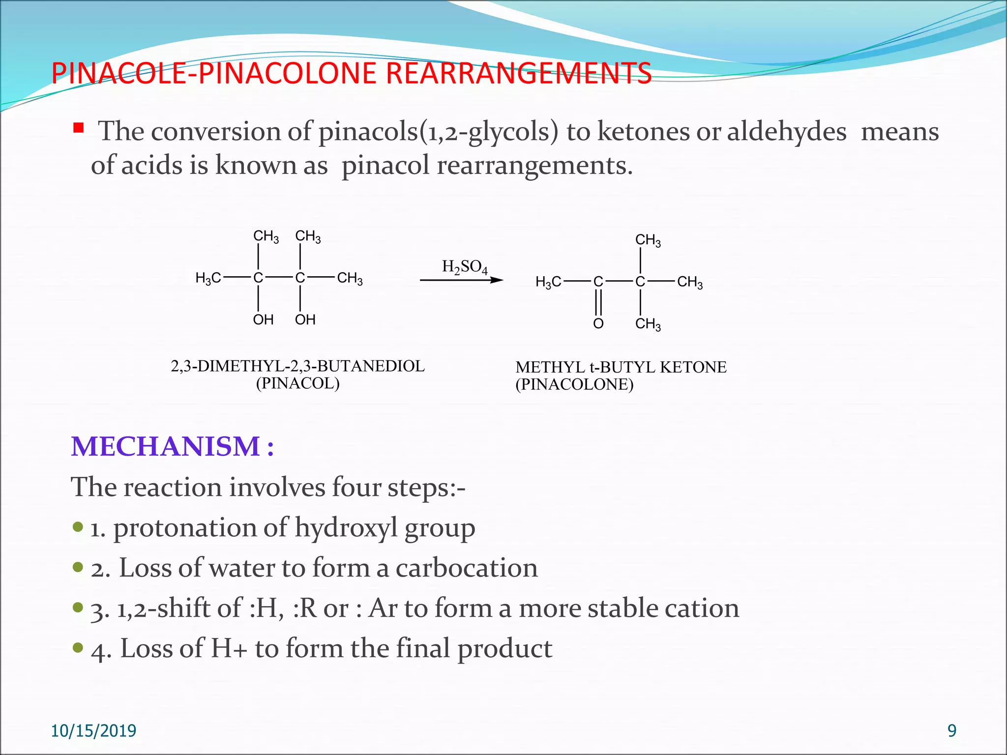 Molecular rearrangement | PPTX