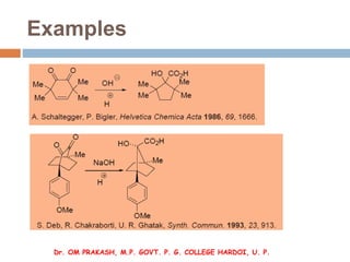 Molecular Rearrangements of Organic Reactions pps | PPSX