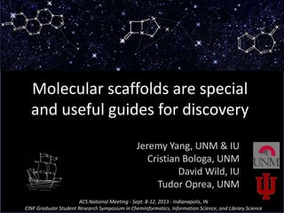 Molecular scaffolds are special and useful guides to discovery | PDF