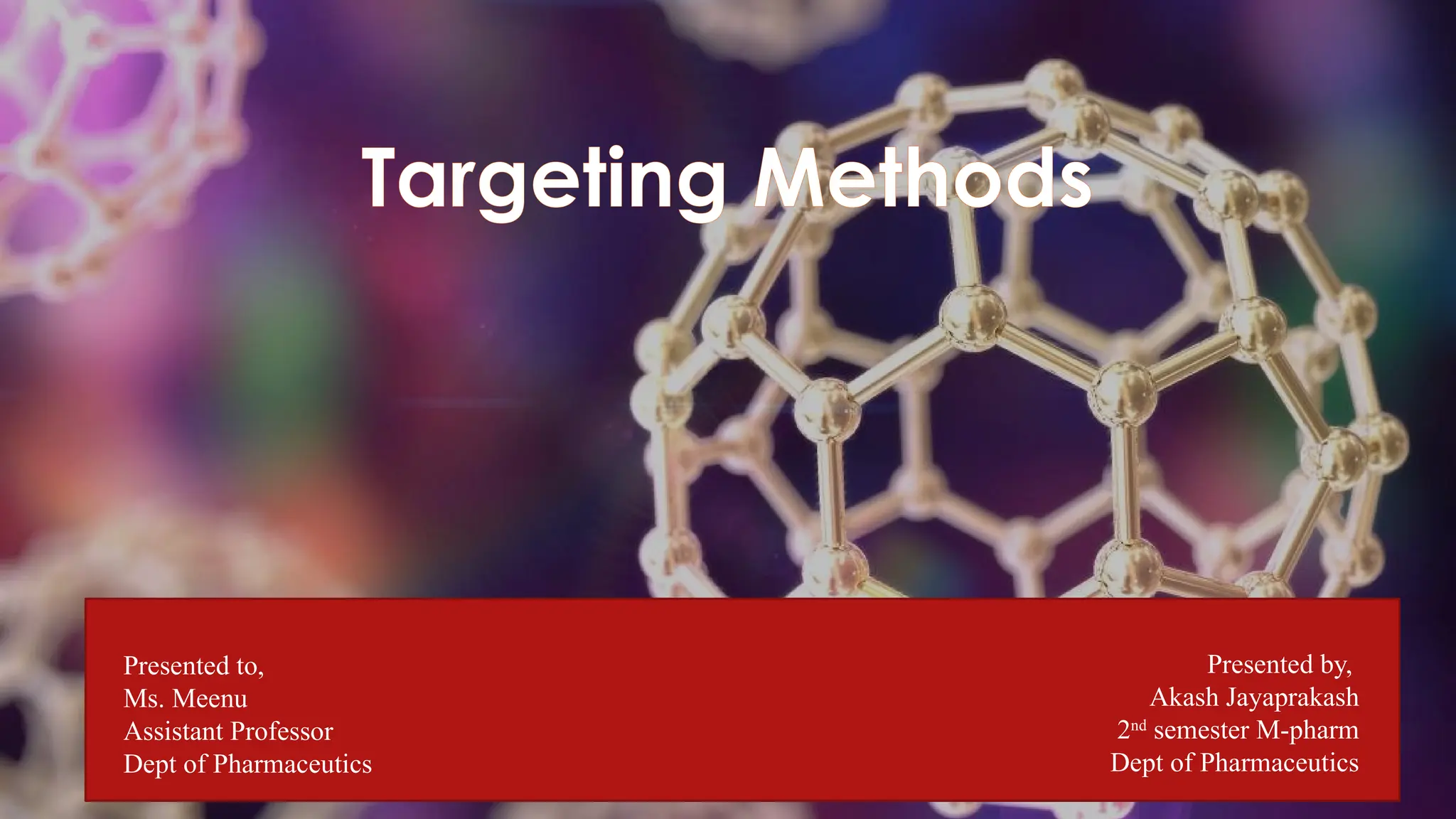Targeting methods: introduction, preparation, nanoparticles & liposomes ...
