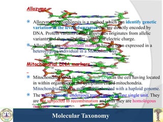 Allozyme Pattern moleculartaxonomy by pratikshya kumari sahu 11.pptx