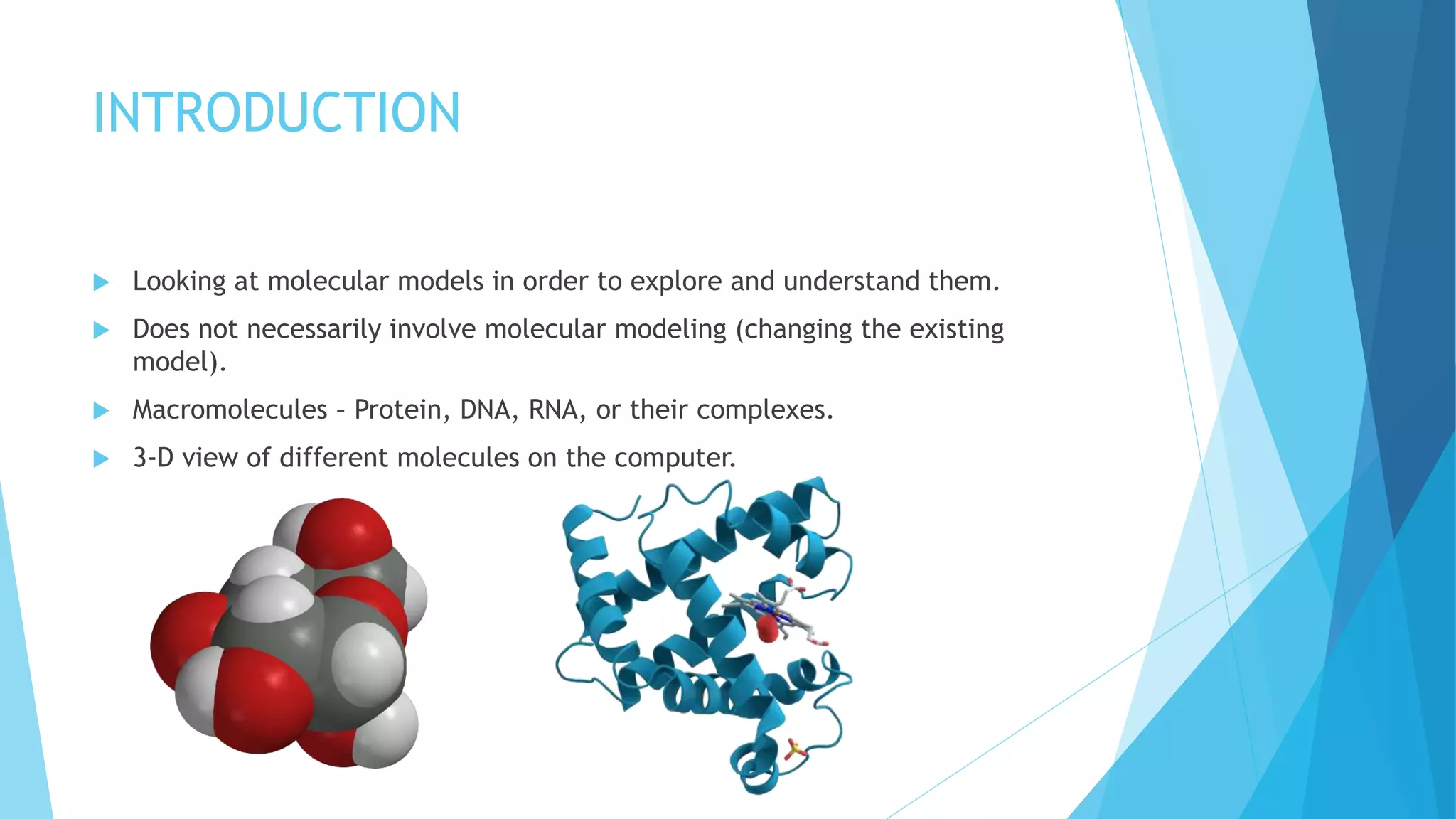 Molecular visualization | PPTX