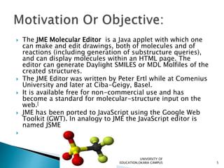 Molecule editor | PPTX | Chemistry | Science