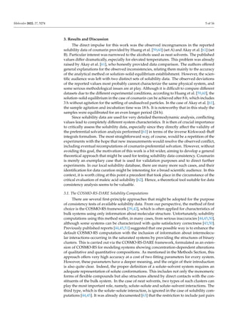 Application of COSMO-RS-DARE as a Tool for Testing Consistency of ...