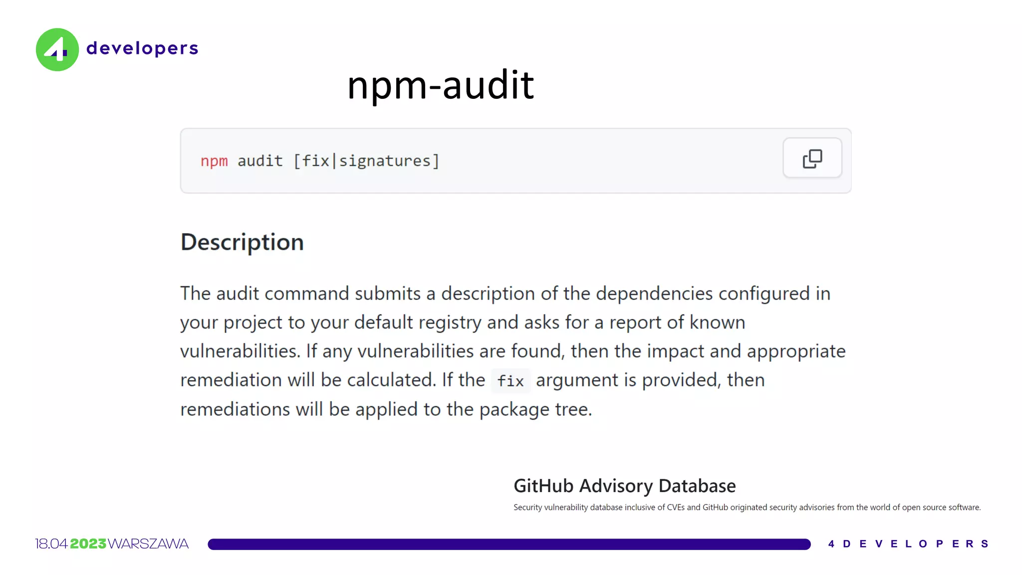 npm-audit
 