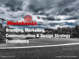 1
Ljubljana, Tivoli Park @Jakhel
Branding, Marketing,
Communication & Design Strategy
Consultancy
Ljubljana, April 2017
 