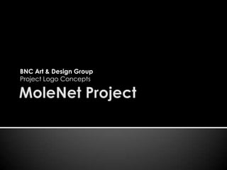 MoleNet Project BNC Art & Design Group Project Logo Concepts 