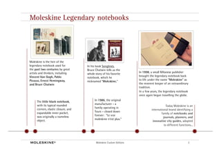 Moleskine Celebrates Creative Process with New Line of Luxury