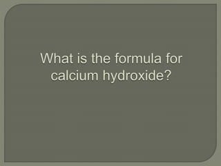 Chapter 7 review: Formulas & Moles
