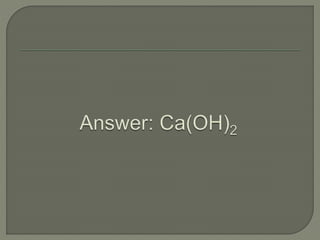 Chapter 7 review: Formulas & Moles