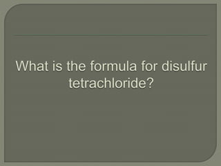 Chapter 7 review: Formulas & Moles