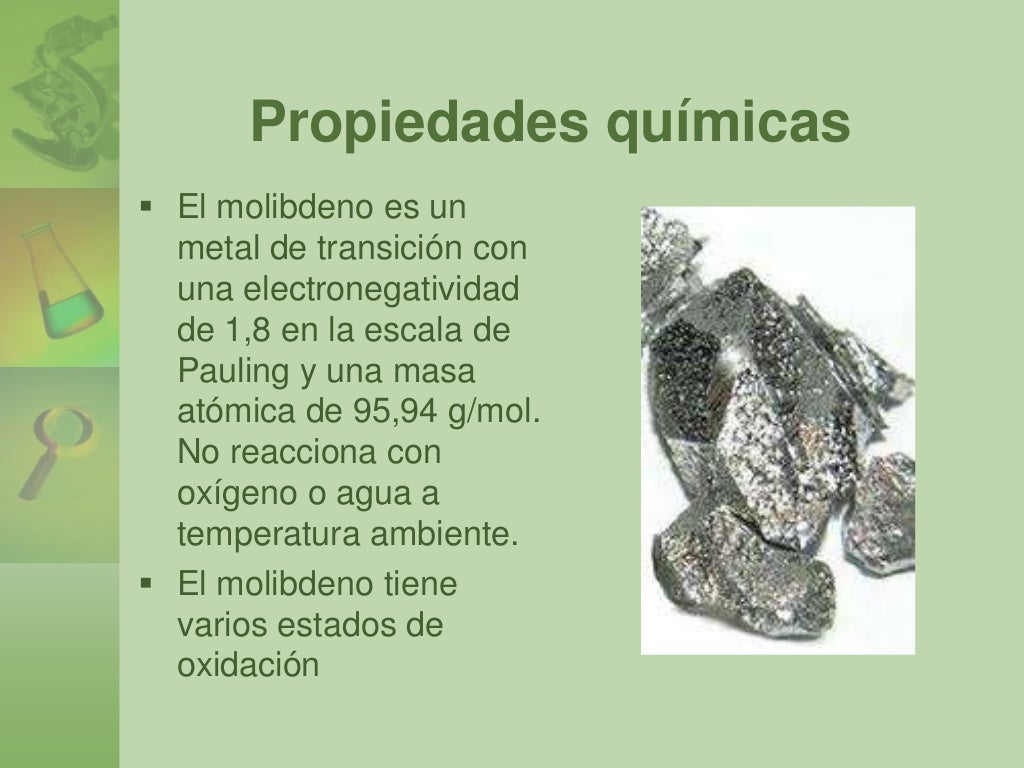 Molibdeno Molibdeno
