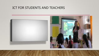 ICT FOR STUDENTS AND TEACHERS
This Photo by Unknown Author is licensed under CC BY-SA-NC
 