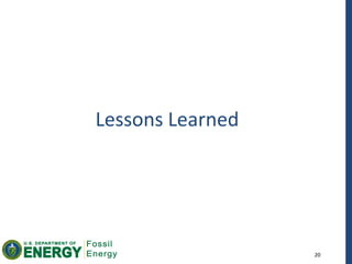 Advanced Fossil Energy Technologies: Presentation by the US Dept of Energy Office of Clean Coal