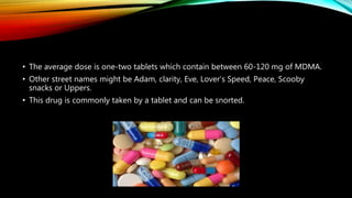 MDMA/Molly/Ecstasy Powerpoint | PPTX