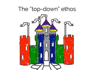 The “top-down” ethos 
 