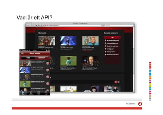 Vad är ett API?
 