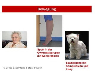 Bewegung Spaziergang mit Kompression und Lissy Sport in der Gymnastikgruppe mit Kompression © Gonda Bauernfeind & Steve Strupeit  