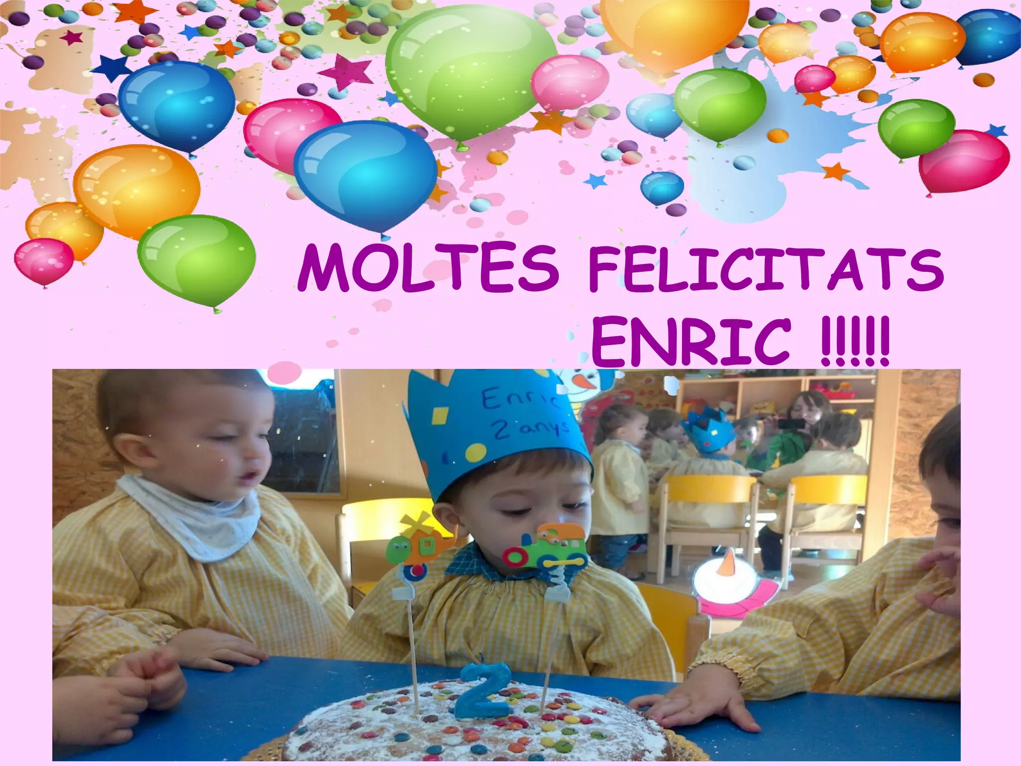 MOLTES FELICITATS
ENRIC !!!!!