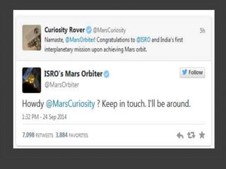 Mars Orbiter Mission - Tweet