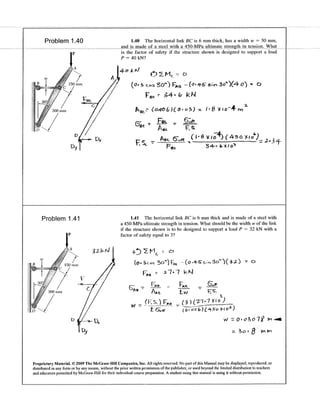 solution manual of mechanics of material by beer johnston | PDF
