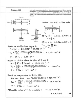 solution manual of mechanics of material by beer johnston | PDF