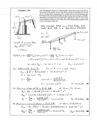 solution manual of mechanics of material by beer johnston | PDF