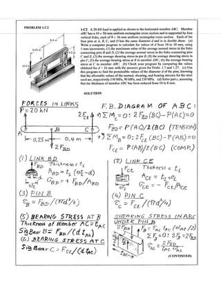 solution manual of mechanics of material by beer johnston | PDF