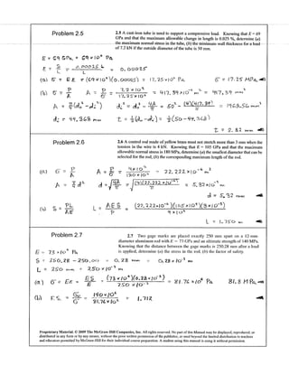 solution manual of mechanics of material by beer johnston | PDF