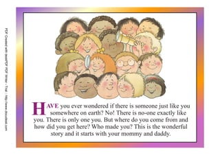 Mom, Where Do Babies Come From?