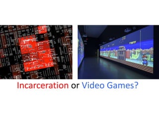 Incarceration or Video Games?
 