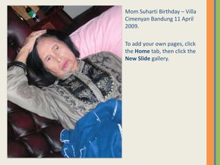 Mom Birthday 2009