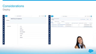 Considerations
Deploy
 