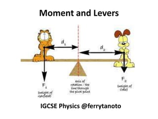 Moment and Levers IGCSE Physics @ferrytanoto 