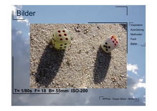 WPFoto - Gregor Sklorz - Momente
Inspiration
Ausrüstung
Methoden
Fazit
Bilder
Bilder
T= 1/80s F= 18 B= 55mm ISO-200
 