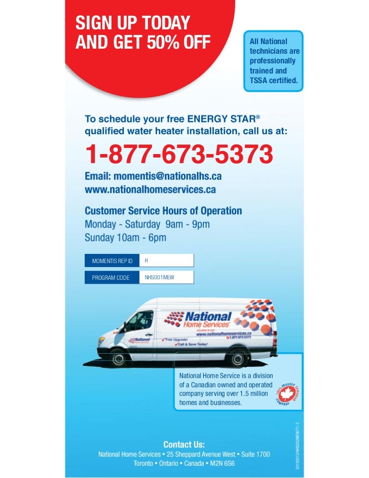 Water Heater Rentals and Home Services By Momentis