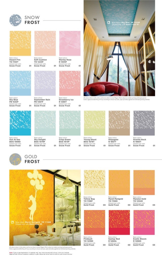 Nippon Paint Malaysia Colour Chart