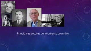 Principales autores del momento cognitivo
 